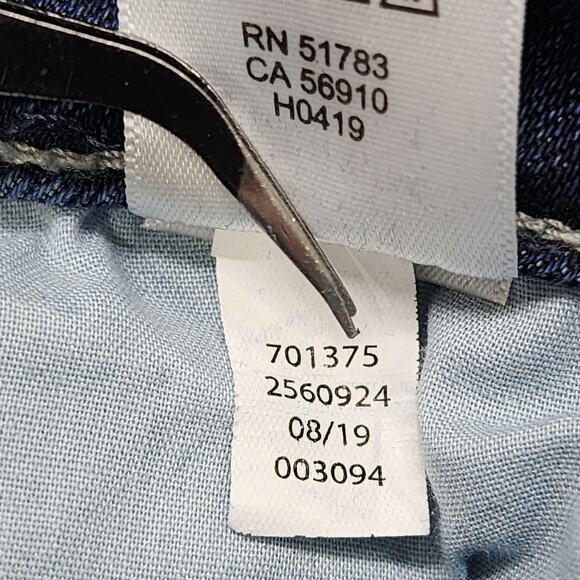 Maurices Jeans Womens 0 SHORT Blue Low Rise Slim Leg Flare Stretch Denim Casual - Picture 9 of 14